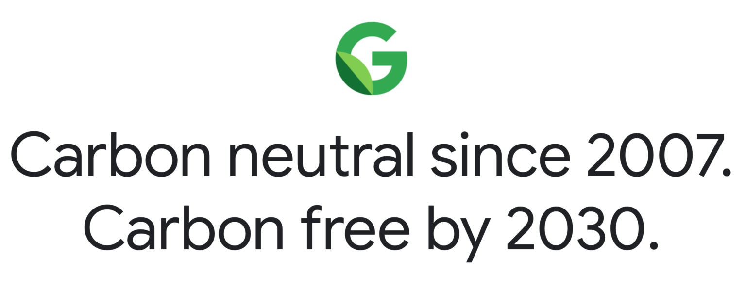 google carbon neutral